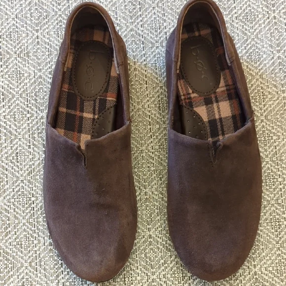 Boc BORN Concept Women's Brown Suede Slip On Mocs Loafer Shoes, Sz 7 - Picture 3 of 9